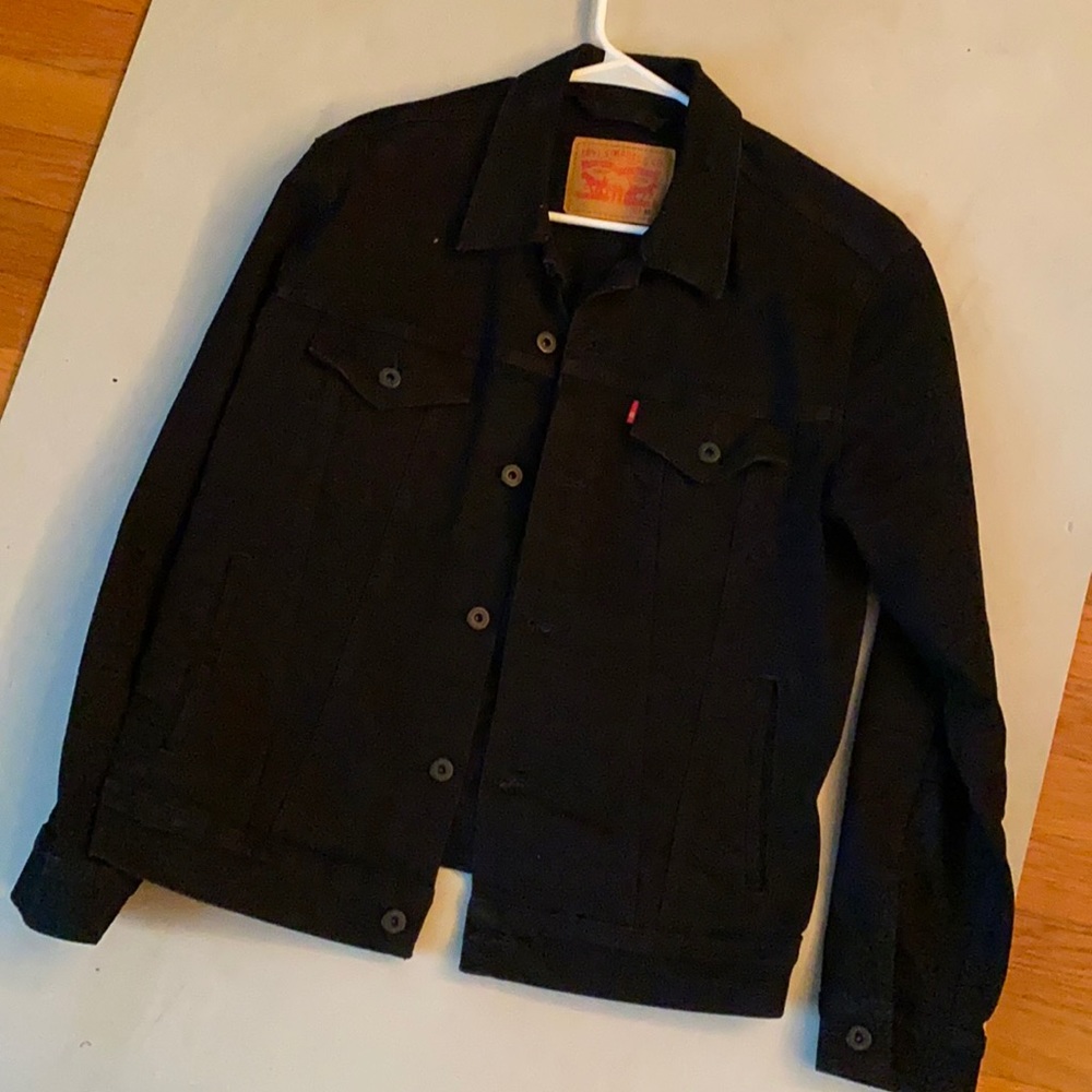 Levis trucker jacket, stretch medium